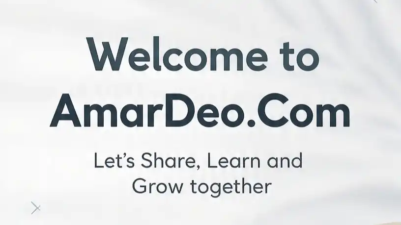 Welcome Everyone! Let’s be with me to Share, Learn, and Grow together